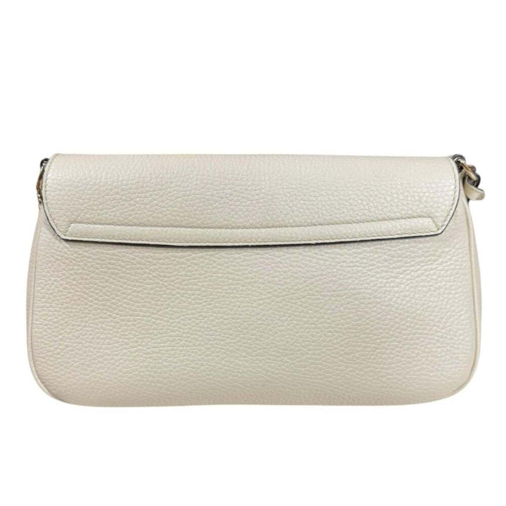 GUCCI White Leather Shoulder Bag - Picture 3 of 13
